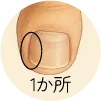 1箇所の数え方