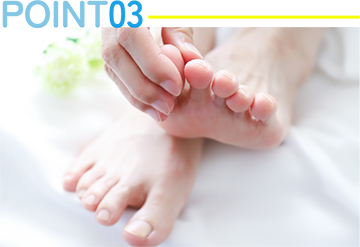 POINT03:即効性！施術直後から痛みが軽減・消失